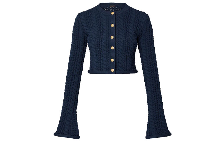 Женская кофта Louis Vuitton Knitwear (синяя)
