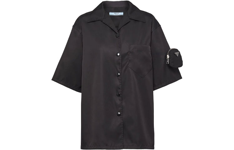 Женская рубашка Prada (черная)