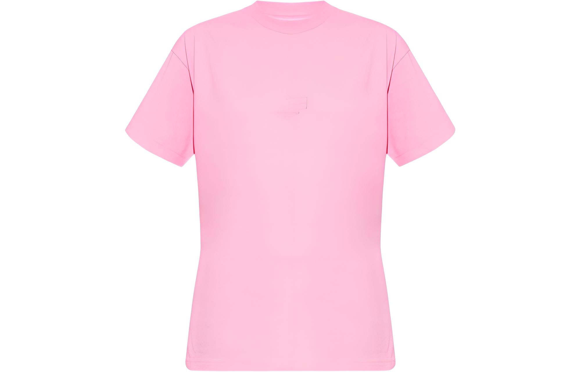 Женская футболка Balenciaga Balenciaga Logo T (розовая)