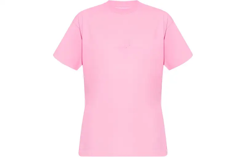 Balenciaga T Shirt, Loose Fit Women's Pink