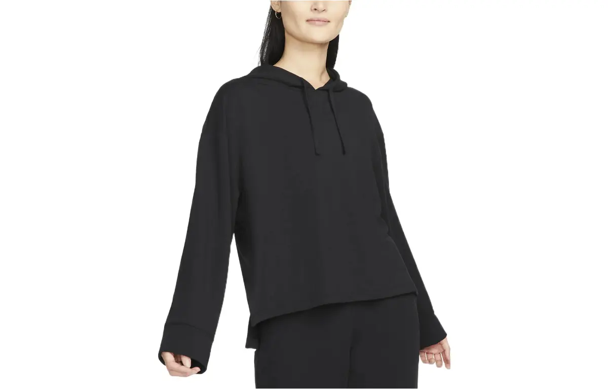 Nike Sweatshirts Women's Black Hooded Moderate Regular