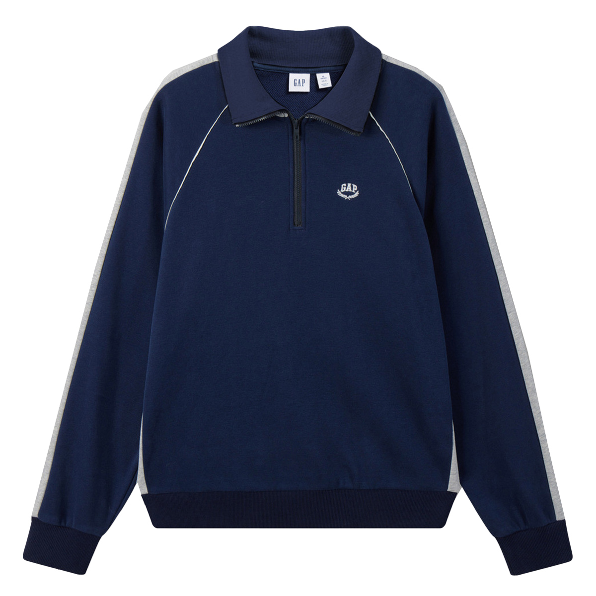 Женское худи GAP Polo Neck (синее)