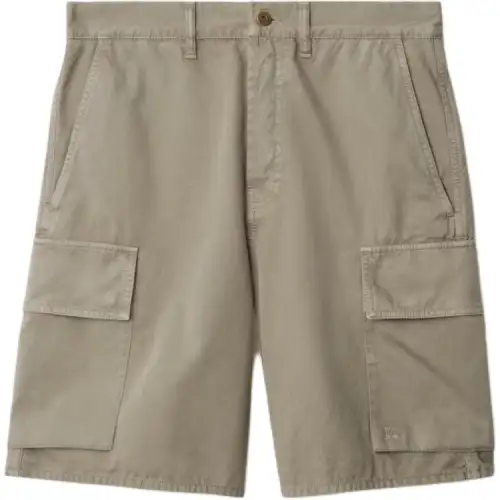 Burberry Casual Shorts Men's Gray Green