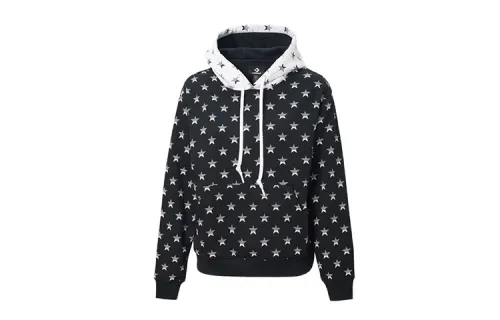 Converse SOPHNET Sweatshirts Women's Mixed Black Hooded Moderate Regular