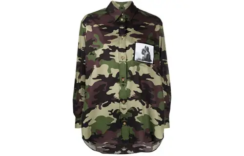 Burberry Shirts Women's Green Lapel Moderate Other