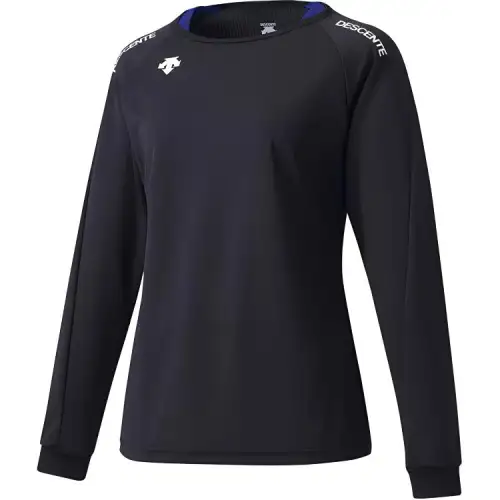 DESCENTE FIELD series solid color simple printed letters sweat-absorbent and quick-drying volleyball shirt for women