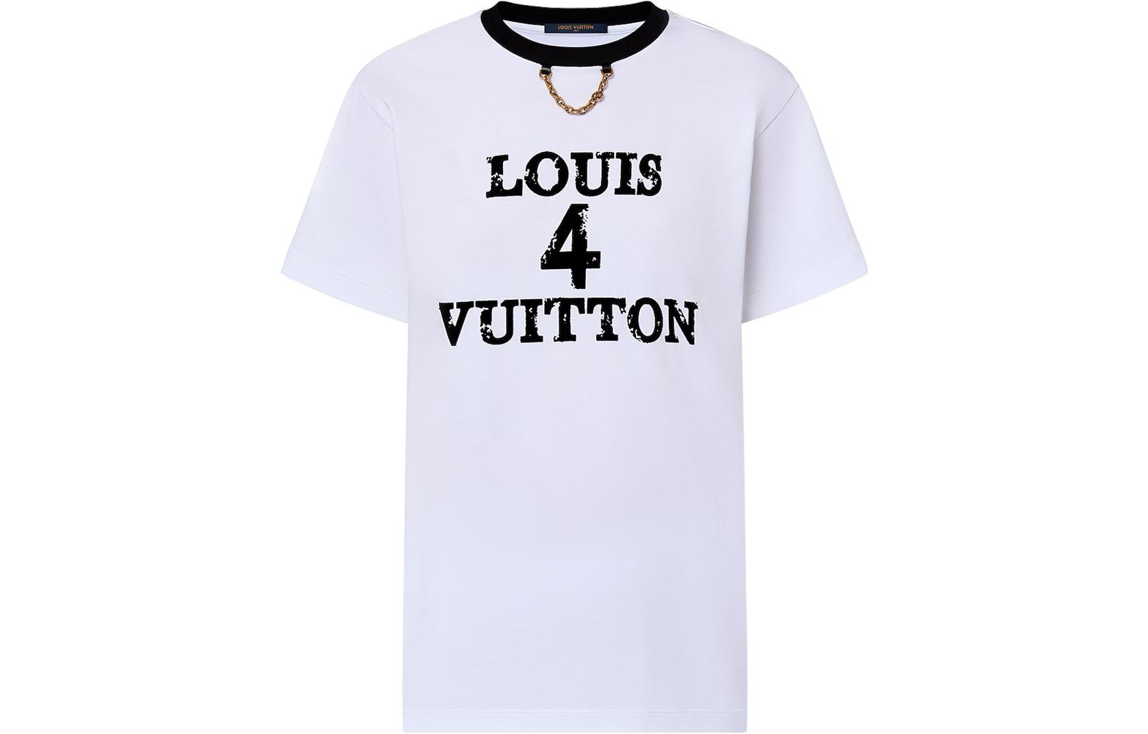 Женская футболка Louis Vuitton (белая)