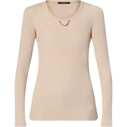 LOUIS VUITTON Ribbed Knit Pullover