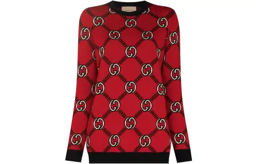 【Previous Season】Interlocking G crew-neck jumper