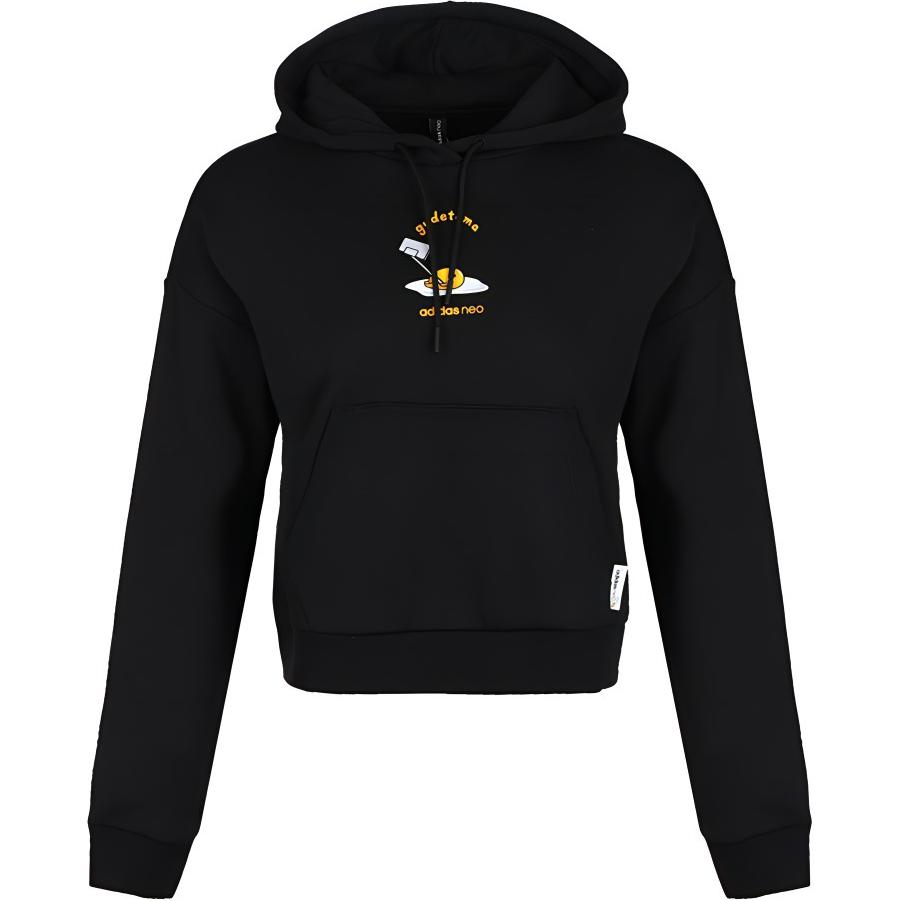 Женское худи adidas neo x Gudetama (черное) — фото 1