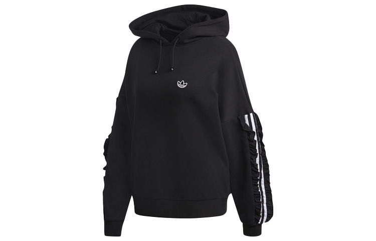 Женское худи adidas Originals Hoodie (черное) — фото 1