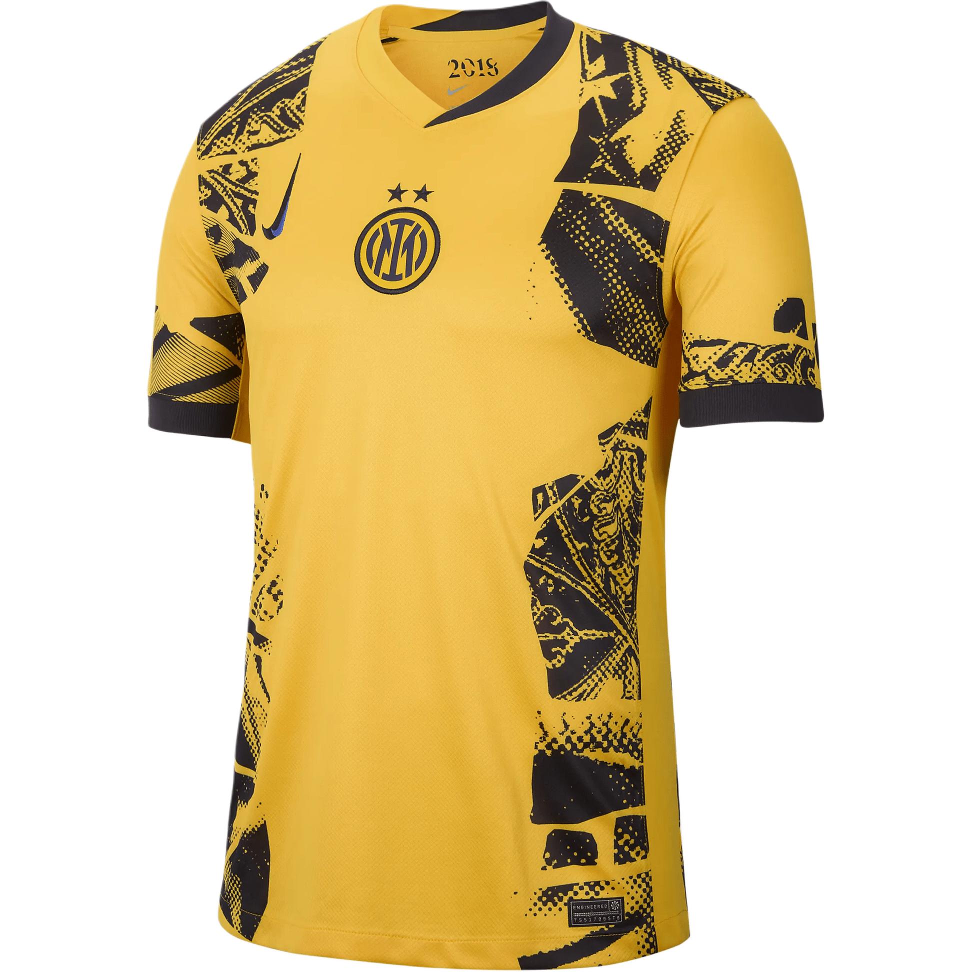 Nike Inter MilanDri Fit FW24 Soccer Jersey Men’s Gold Black