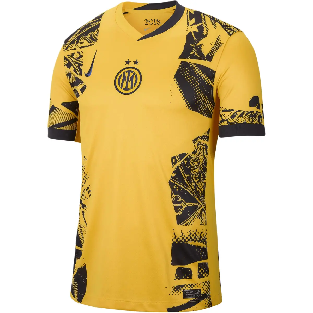Nike Inter Milan FW24 Soccer Jersey Men's Gold Black
