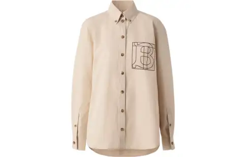 Burberry Shirt Women's Almond Beige