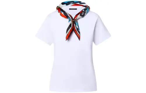 Louis Vuitton scarf cotton T-shirt