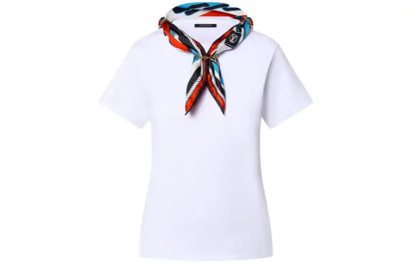 Louis Vuitton scarf cotton T-shirt