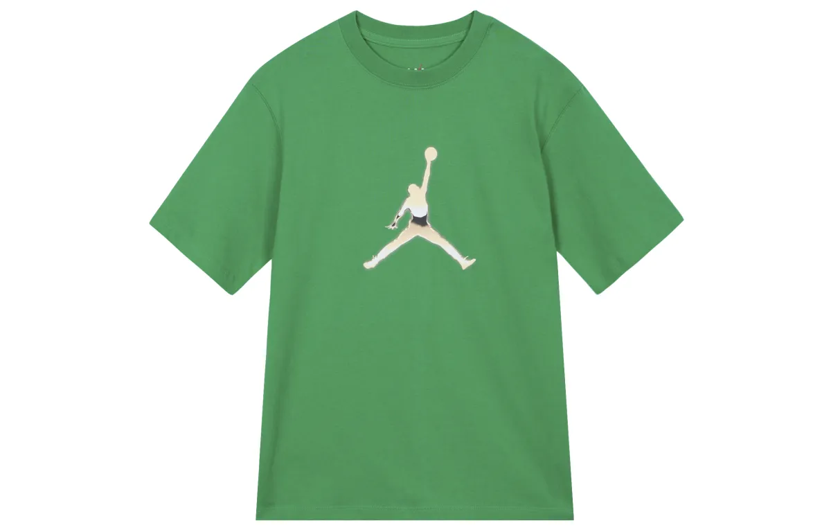 Jordan Drop Shoulder Sleeve T Shirt Women's Green