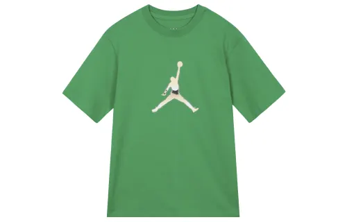 Jordan Drop Shoulder Sleeve T Shirt Women's Green