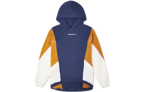 Converse Sweatshirts Women's Night Blue Hooded Moderate Regular