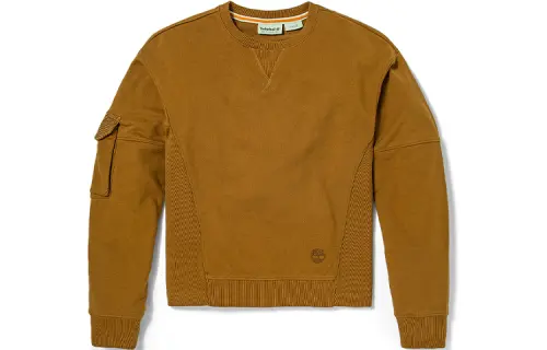 Timberland Sweatshirts Women's Rubber Crew Neck Moderate Regular