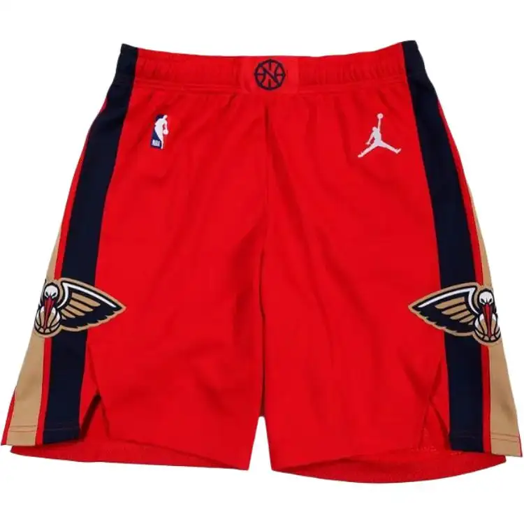 Jordan New Orleans Pelicans Basketball Shorts Men's Red