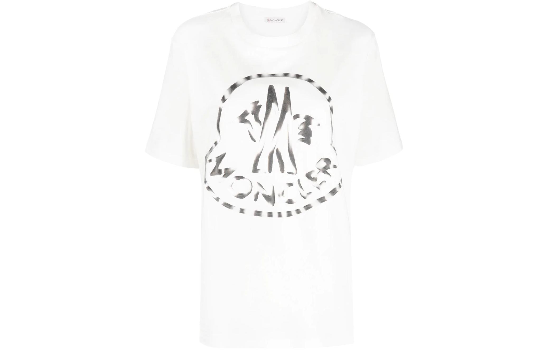 Женская футболка Moncler SS23 (белая)