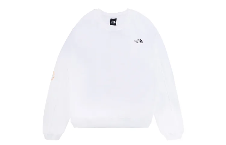 THE NORTH FACE Sweatshirts Women's White Crew Neck Moderate Straight Fit