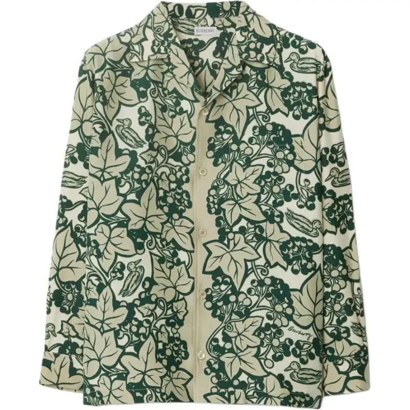 Burberry Shirts Women's Green V Neck Moderate Other
