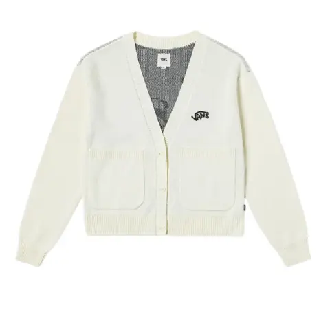 Vans CARDIGAN Sweater Women's Ecru