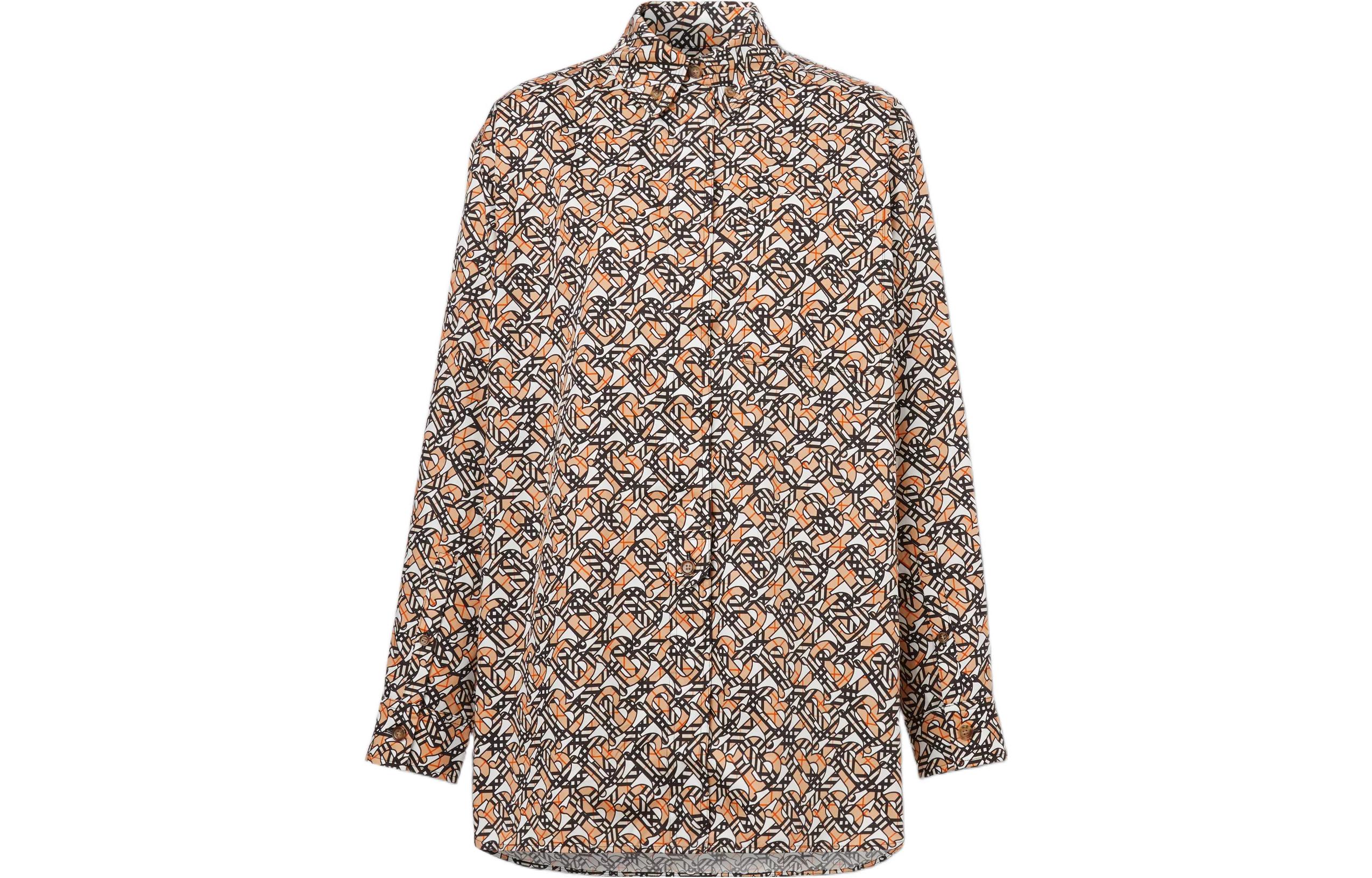 Женская рубашка Burberry (коричневая)