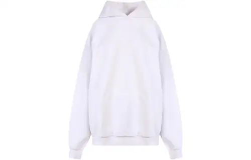 Vetements Sweatshirts Women's White Hooded Moderate Regular
