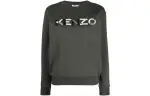 KENZO Sweatshirts Women's Green Crew Neck Moderate Regular