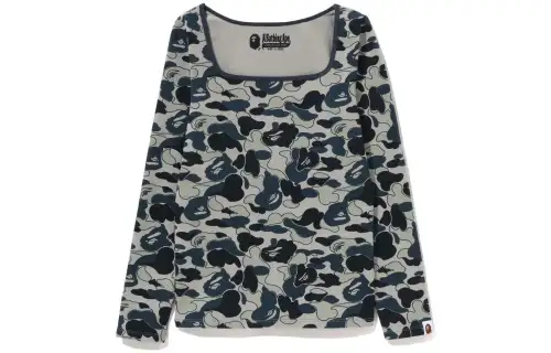 Bape Women'ss Cookie Camo 2 L/S Tee Brown