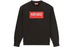 KENZO Logo Patch Drop Shoulder Sweatshirt