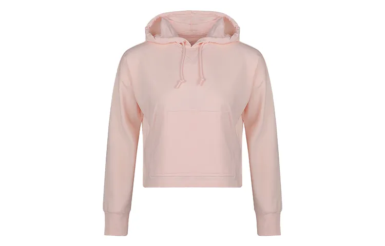 Nike Sweatshirts Women's Pink Hooded Moderate Regular