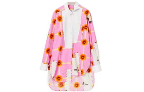 LOEWE Shirts Women's Pink Lapel Moderate Other