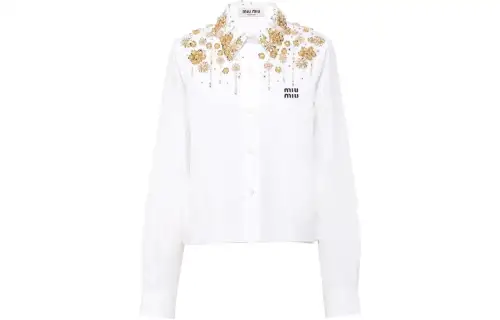 MIU MIU SS22 Shirt Women's White