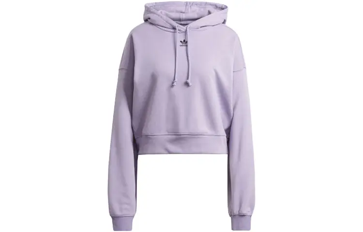 Adidas Originals Sweatshirts Women's Hope Purple Hooded Moderate Regular