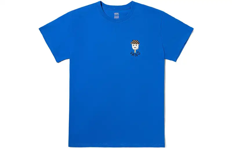Vans Drop Shoulder Sleeve T Shirt Women's Blue