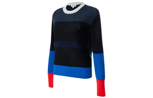 KENZO SS21 Slim Fit Sweater Women's Black