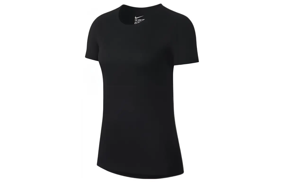 Nike Dri-Fit Women'ss Crewneck Pullover T-Shirt Black