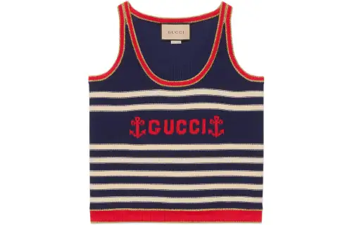 GUCCI Camisoles Women's Marine Blue Moderate
