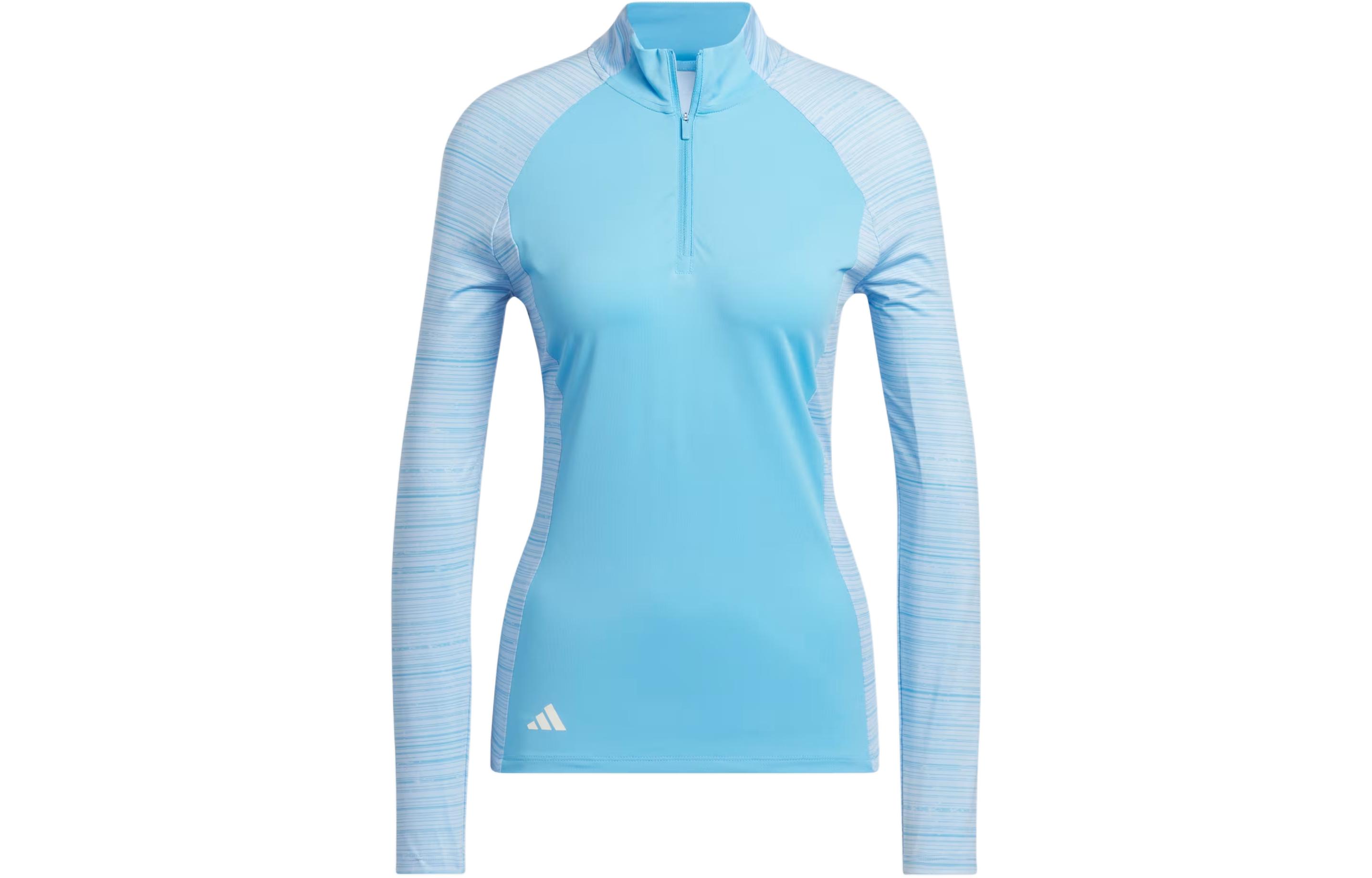 Adidas Raglan Sleeve T Shirt Women's Half Blue