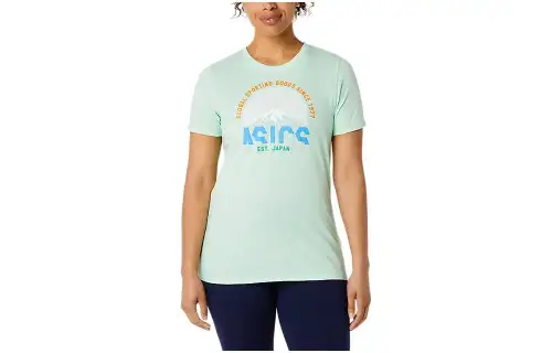 Asics Gsg Since 1977 Adventure Crew T Shirt Women's Green