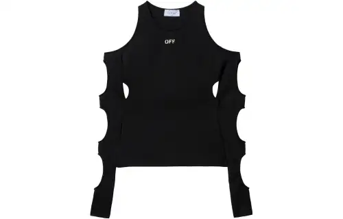 OFF WHITE Sleek Holes Long sleeved Top