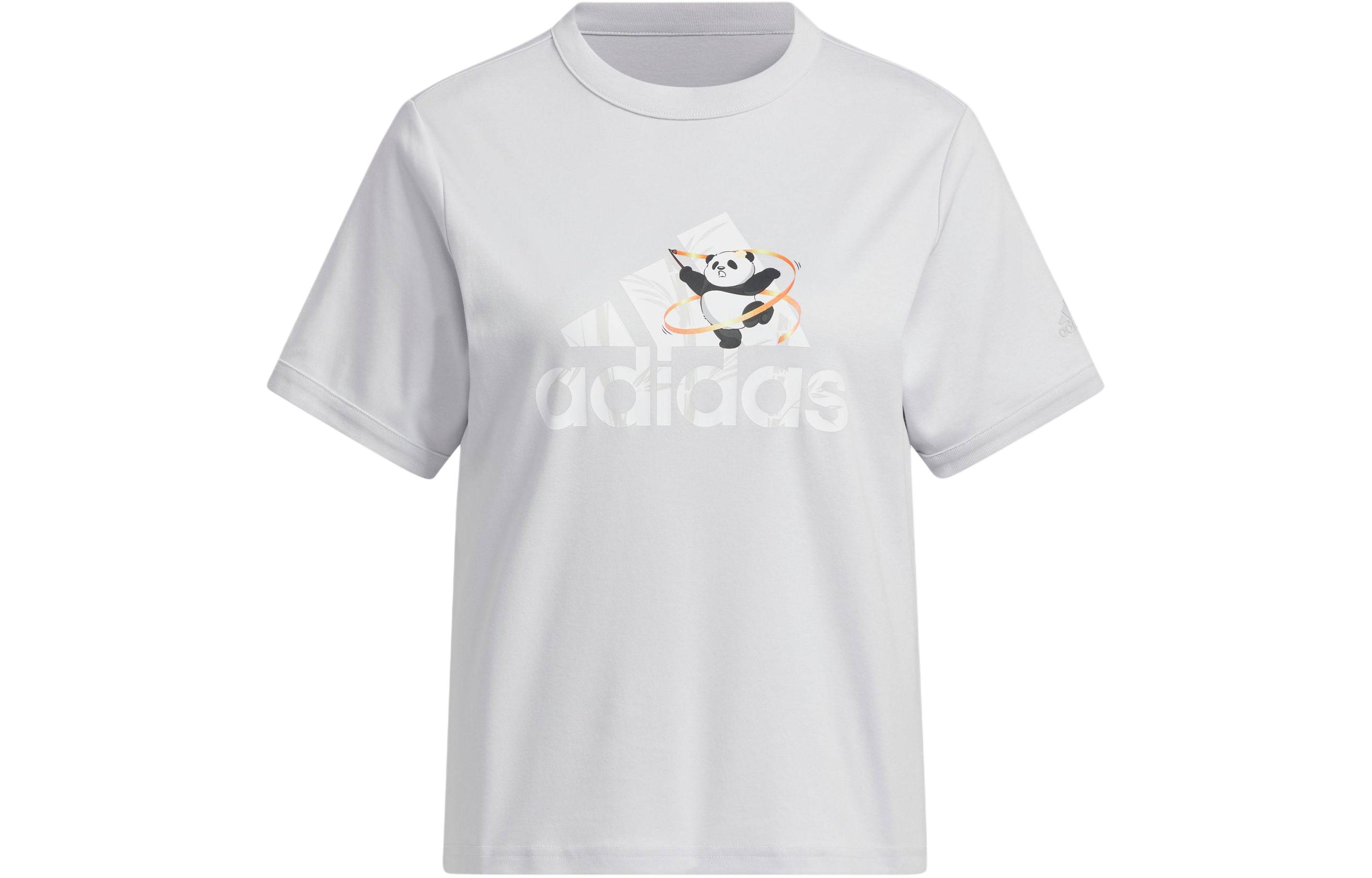 Женская футболка adidas (серая)