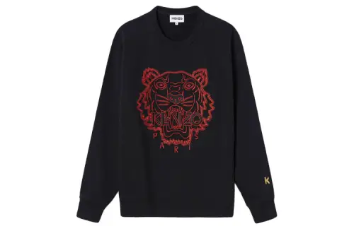 KENZO Classic Tiger Head Sweatshirt Women's Black