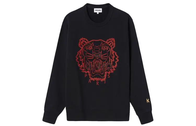 KENZO Classic Tiger Head Sweatshirt Women's Black