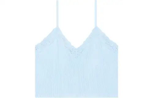 Balenciaga Camisoles Women's Blue Moderate Straight Fit