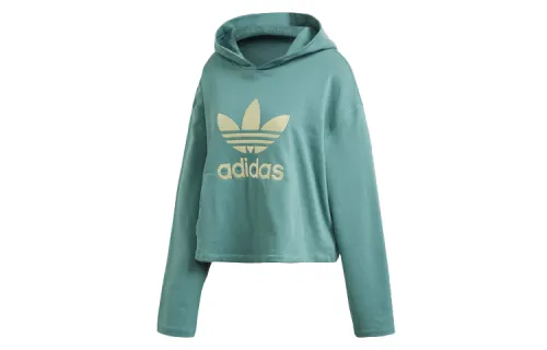 Adidas Originals Sweatshirts Women's Blue Hooded Moderate Regular